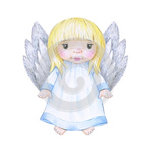 ÃÂ¡ute little angel cartoon. photo